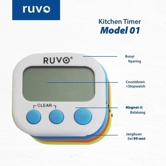 RUVO  Digital Kitchen Timer 1