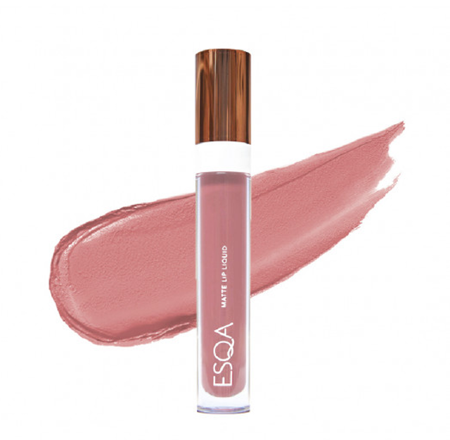 ESQA Matte Lip Liquid (Dusty Pink) 1