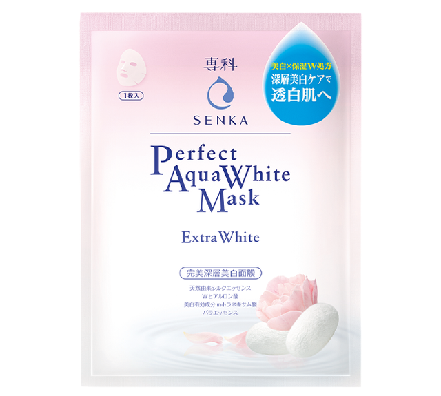 Shiseido SENKA Perfect Aqua White Mask - Extra White 1