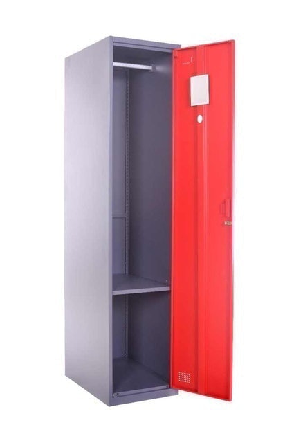 Krisbow Locker 1 Doors Single Coloum Red 1