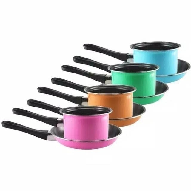 Maspion Pastela Set Fry Pan & Milk Pan 1