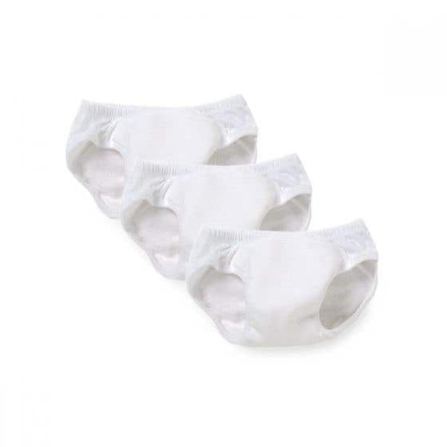 Mothercare White Trainer Pants - 3 Pack 1