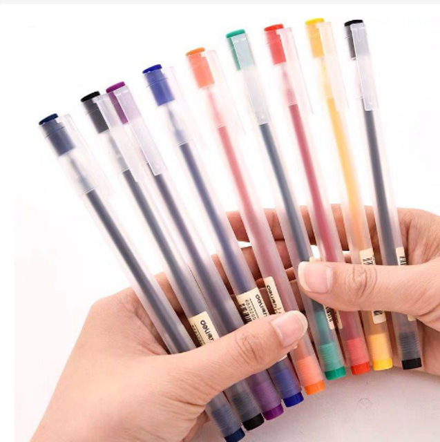 Deli Combo Set 4 - Color Gel Pen 0.5mm 1