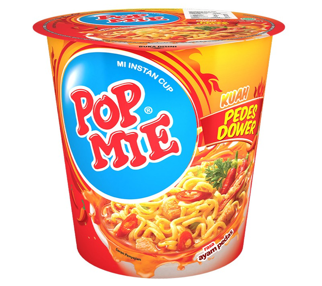 Indofood Pop Mie Kuah Pedes Dower 1