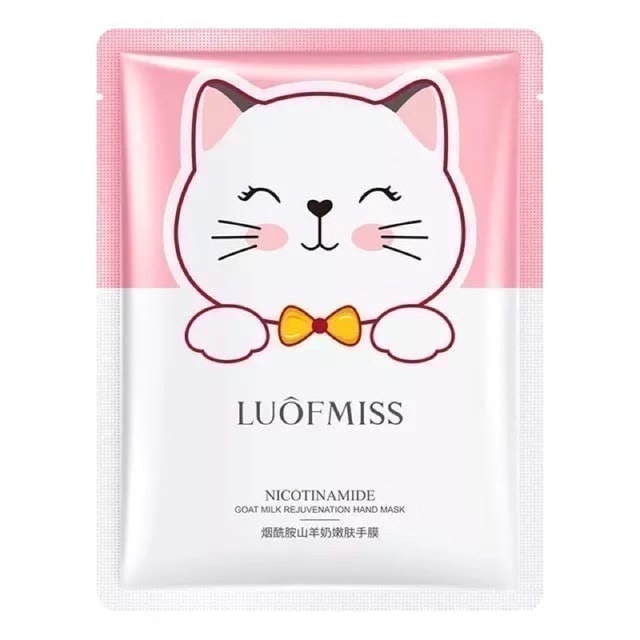 LUOFMISS Nicotinamide Goat Milk Rejuvenation Hand Mask 1