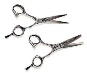 Koryu Nikko Hair Scissors – Package Set Silver Batik 1