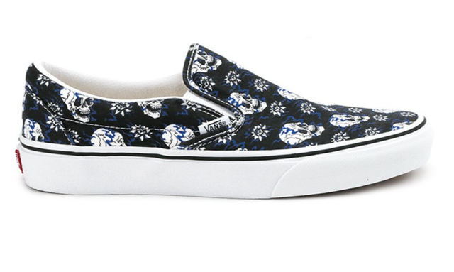 Vans UA Classic Slip-On Flash Skulls Black V 1