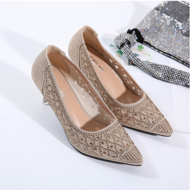 XES  Sepatu Pesta Wanita Heels  1