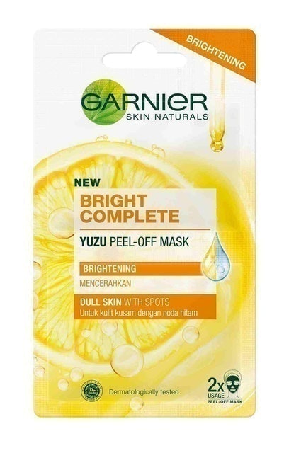 Garnier Bright Complete Yuzu Peel-Off Mask 1