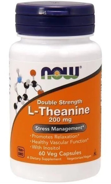 Now Foods  L-Theanine Double Strength 200 mg 1