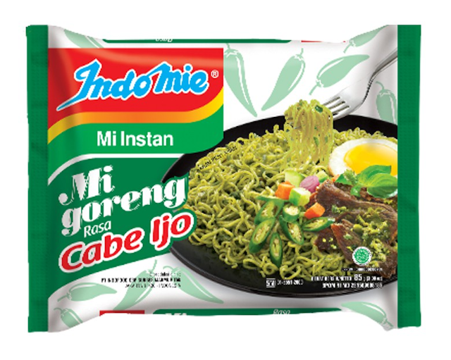 Indofood Indomie Mi Goreng Rasa Cabe Ijo 1