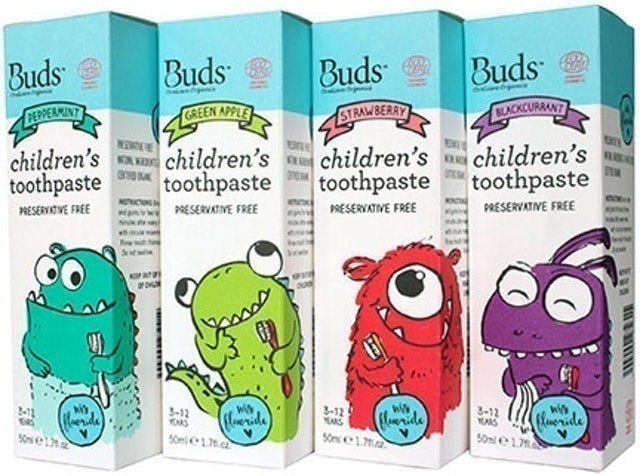 Bud Cosmetics Singapore Buds Children Toothpaste With Fluoride 1