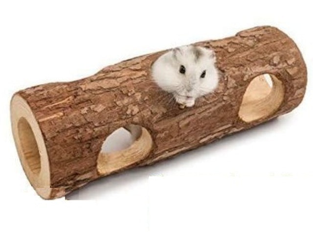 Natural Wooden Mini Hamster Cage  1