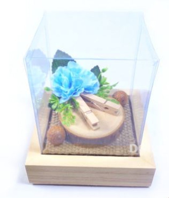 Dolpin Wedding Kotak Cincin Rustic Tutup Mika 1