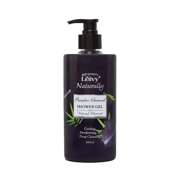 Leivy Naturally Bamboo Charcoal Shower Gel 1