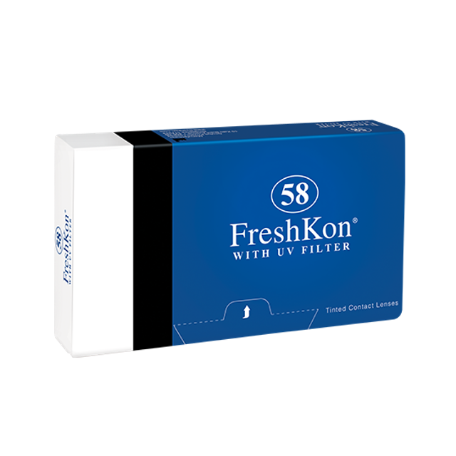 FreshKon 58 Clear Contact Lenses 1