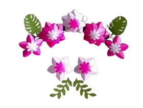 Paper Flower Backdrop Simple 1