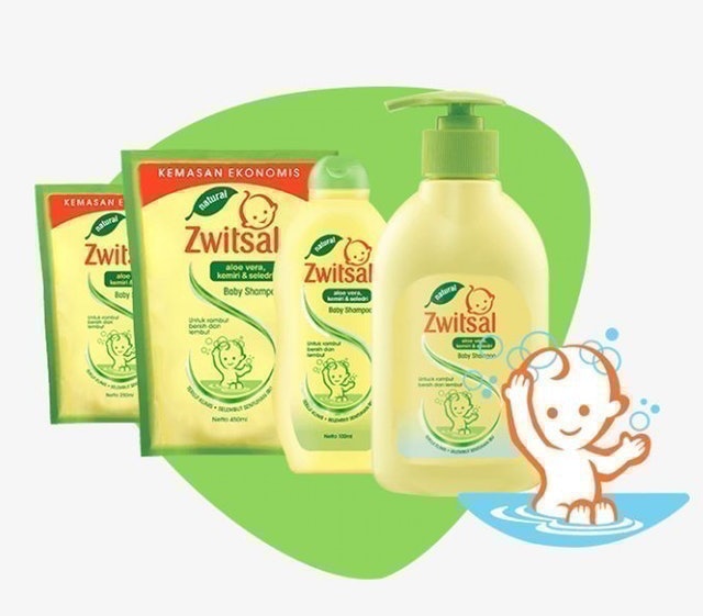 Unilever Zwitsal Baby Shampoo Natural with Aloe Vera Kemiri Seledri 1