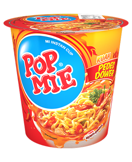 Indofood Pop Mie Kuah Pedes Dower 1