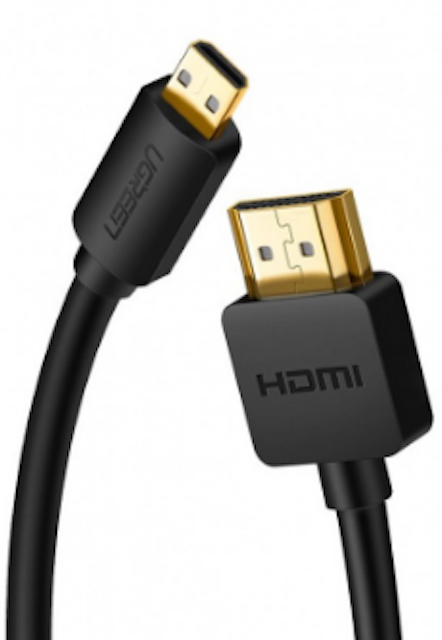 UGREEN Micro HDMI (M) to HDMI (M) 2.0 Cable 2 M 1