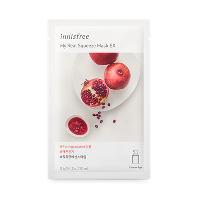 Innisfree My Real Squeeze Mask EX – Pomegranate 1