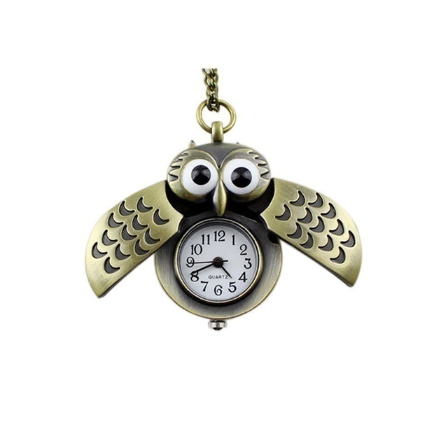 Jam Saku Liontin Burung Hantu 1