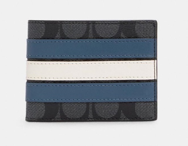 coach slim mens wallet