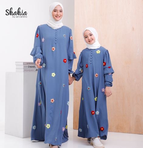 Vinca Dress Gamis Anak Perempuan Gambar 2