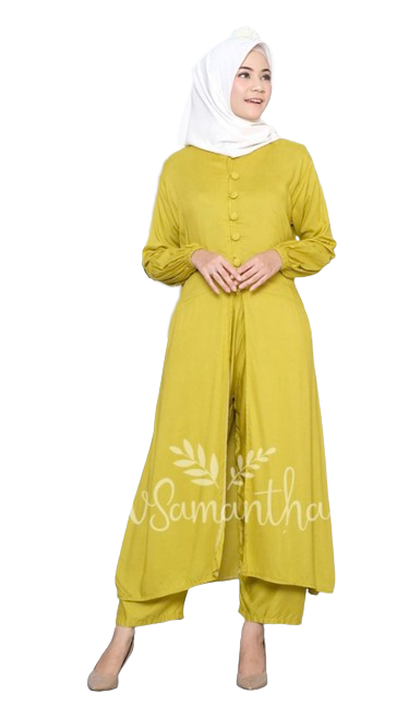 One Set Tunik Kulot Veneta Gambar 1