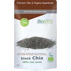Biotona Black Chia 100% Raw Seeds 1枚目