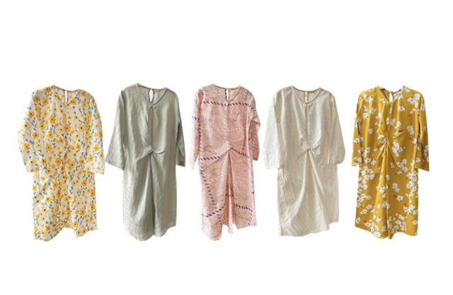 Long Sleeve Kaftan Set Mask Gambar 1