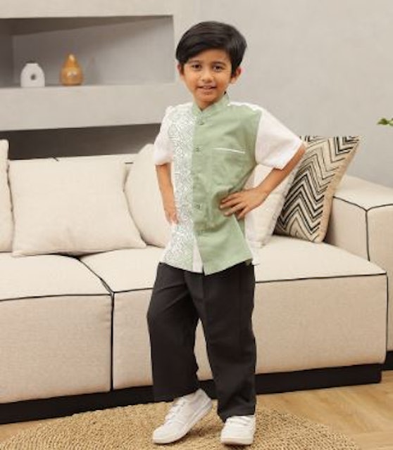 Koko Anak Muslim Bordir Gambar 1