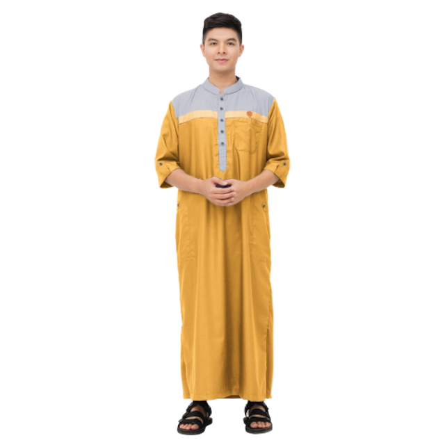 Gamis Muslim Pria Pakistan Bahan Premium Quality Gambar 1