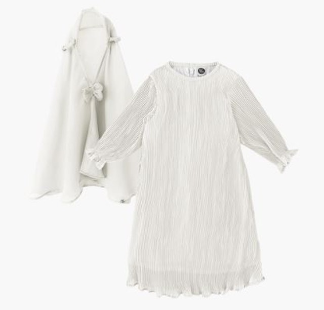 Zalina Pleats Gamis Set Gambar 2