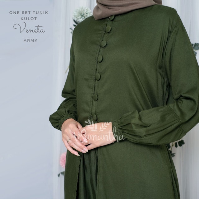 One Set Tunik Kulot Veneta Gambar 2