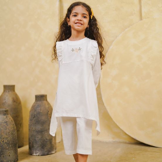 Setelan Anak Perempuan Shafa Tunik Set Gambar 2