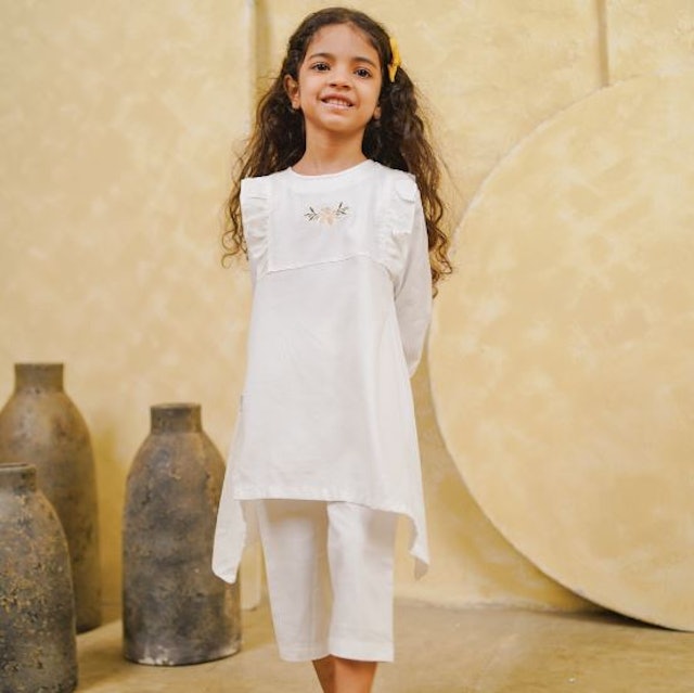 Setelan Anak Perempuan Shafa Tunik Set Gambar 2